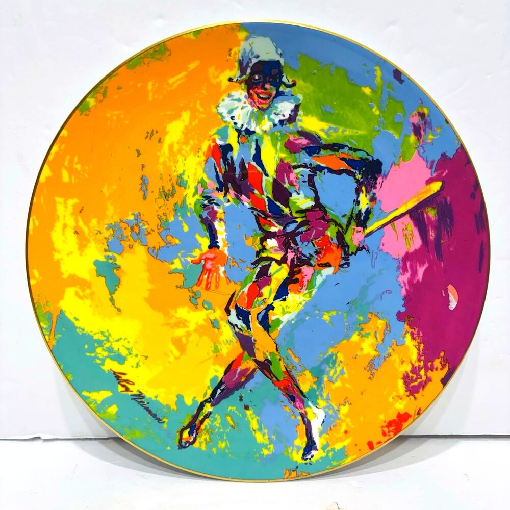 Harlequin Leroy Neiman Royal Doulton First of Series 1974 Plate #3945 of 15,000